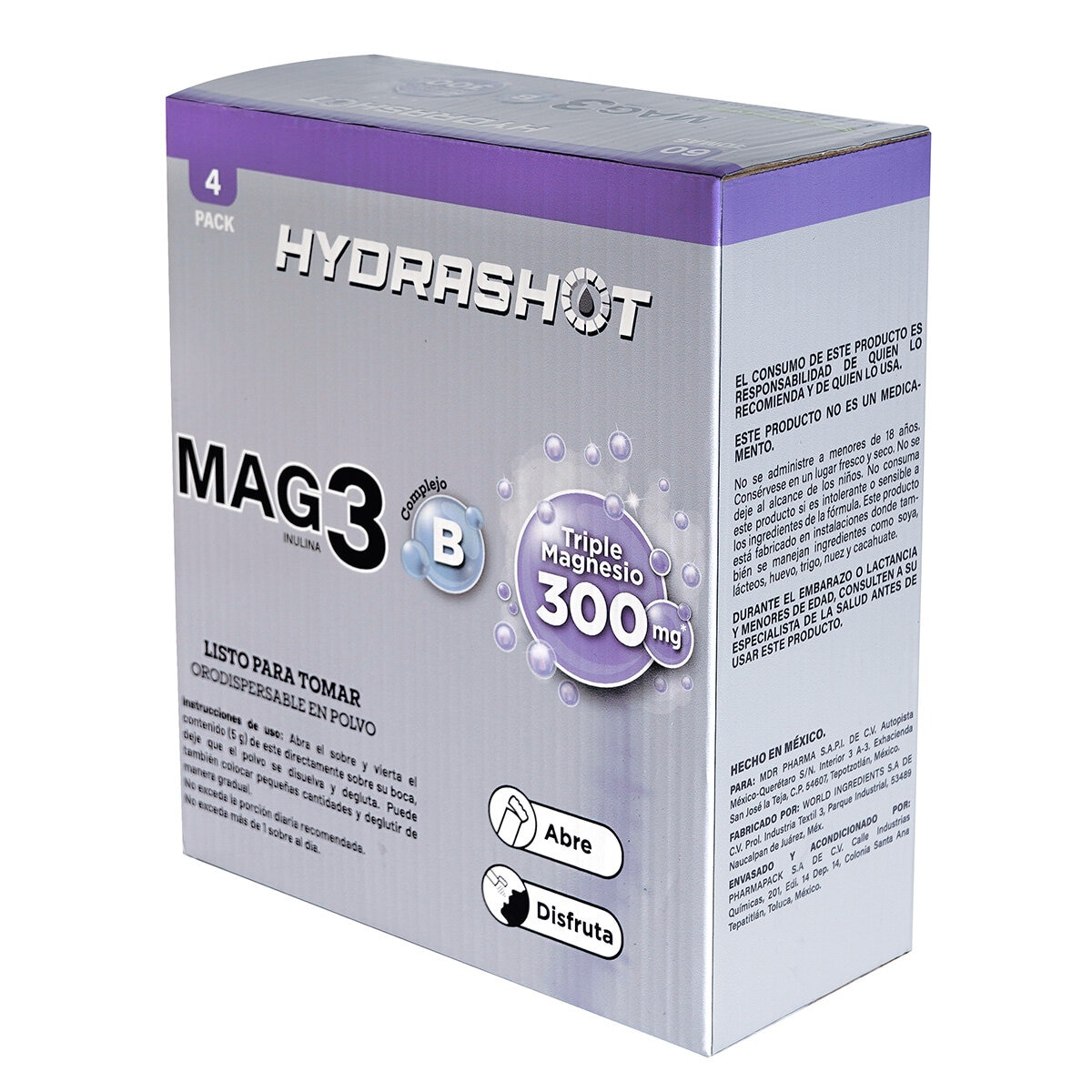 Hydrashot Mag3 60 Sobres Hydrashot Mag3 60 Sobres