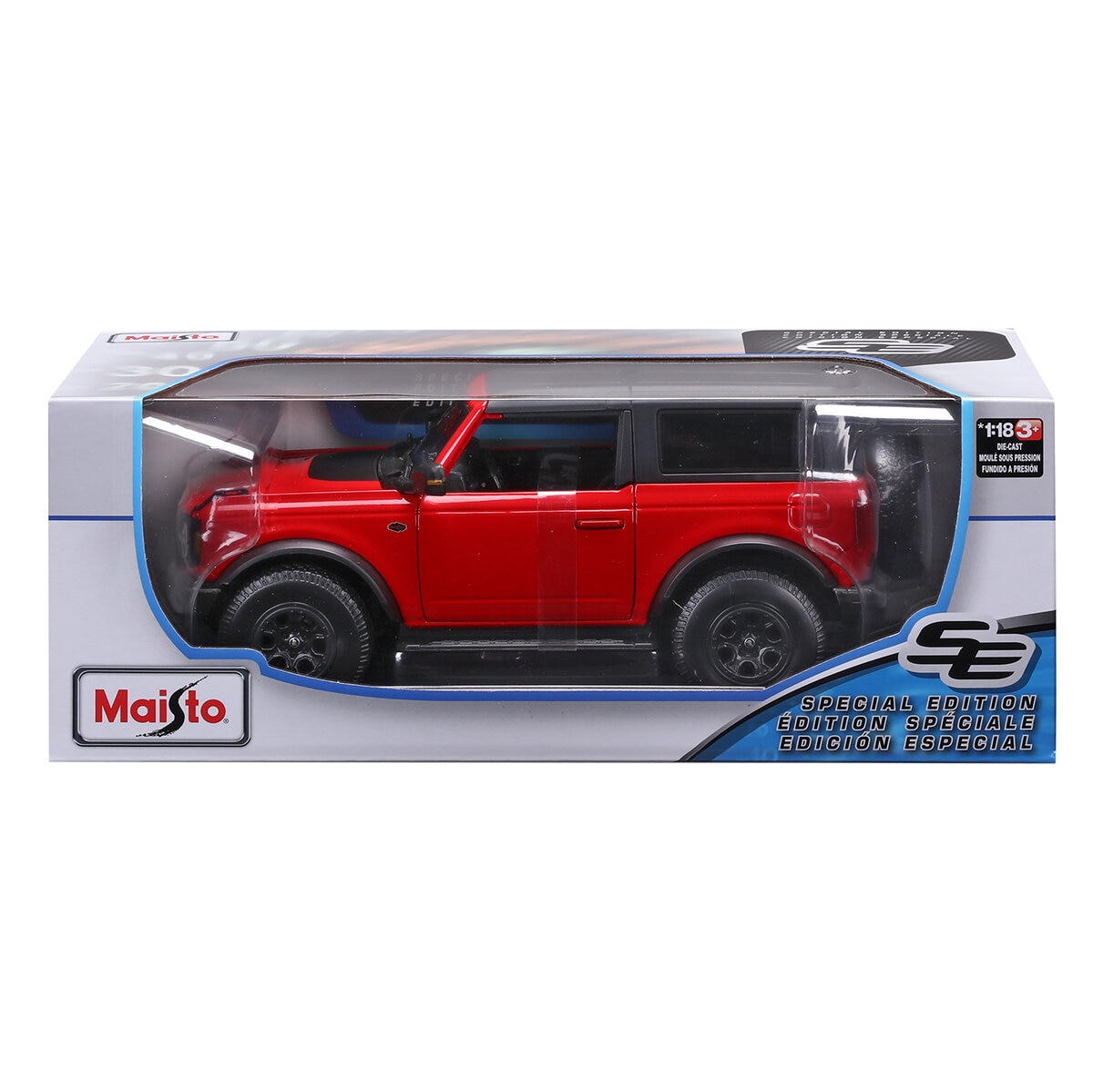Maisto Autos de Colección Escala 1:18 - 2021 Ford Bronco Maisto Autos de Colección Escala 1:18 - 2021 Ford Bronco
