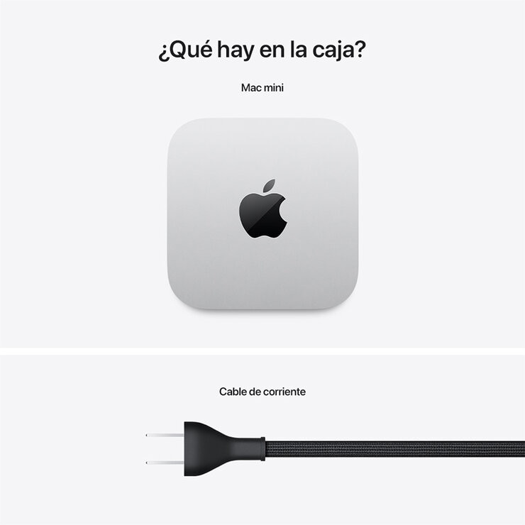 Apple Mac Mini Chip M4 512GB CPU de 10 Núcleos GPU de 10 núcleos Memoria unificada de 16GB Apple Mac Mini Chip M4 512GB CPU de 10 Núcleos GPU de 10 núcleos Memoria unificada de 16GB