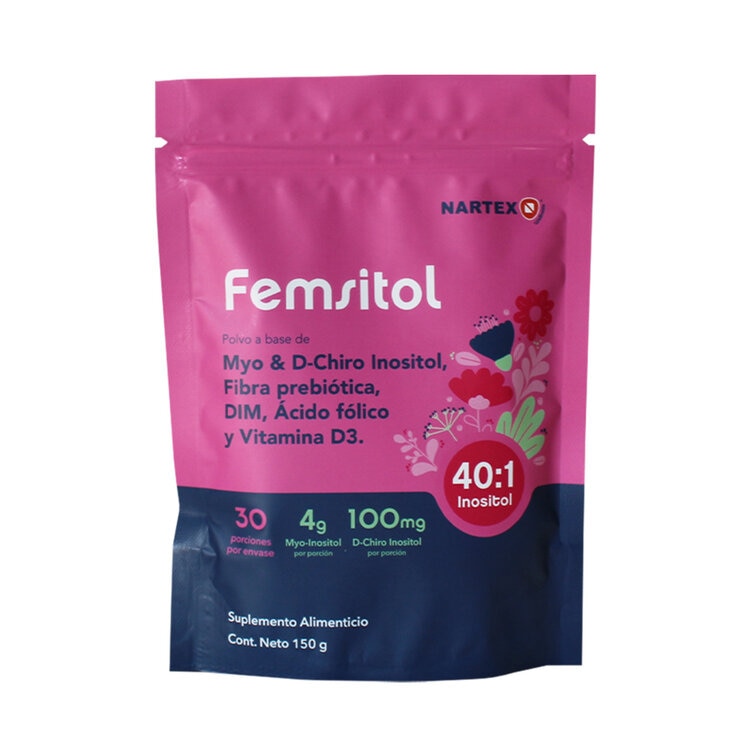 Femsitol Duo Pack Myo&D-Chiro Inositol, Ácido Fólico y D3 Polvo 150 g c/u Femsitol Duo Pack Myo&D-Chiro Inositol, Ácido Fólico y D3 Polvo 150 g c/u