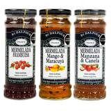 Mermelada St Dalfour Paquete Surtido Sabor Frambuesa, Mango Maracuyá y Manzana Canela 3 pzas de 284 g