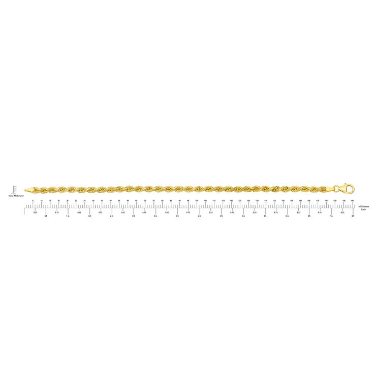Pulsera para Dama, Oro Amarillo de 14K de 19cm