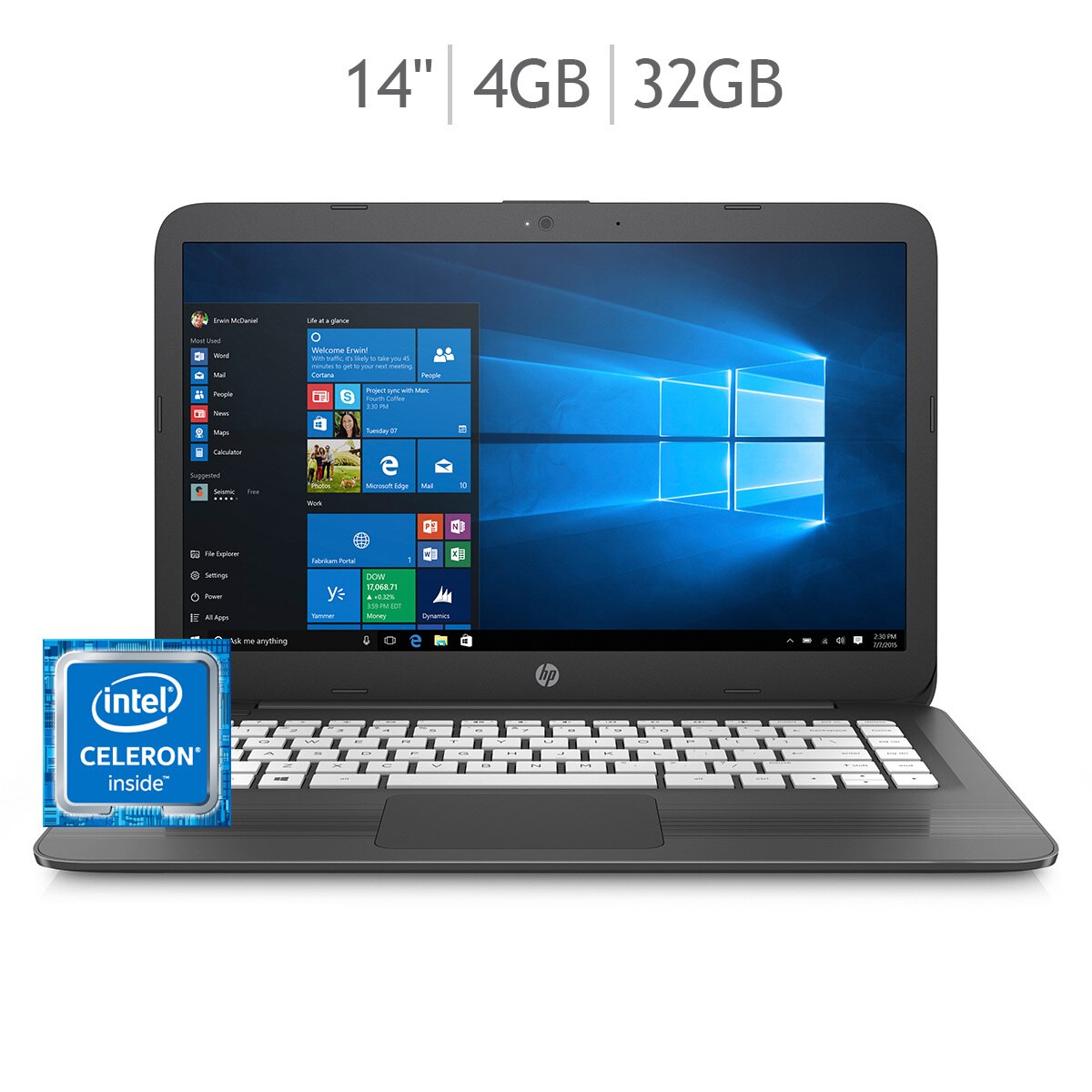 HP Stream laptop 14" Intel® Celeron® N3060 14ax026la Costco México