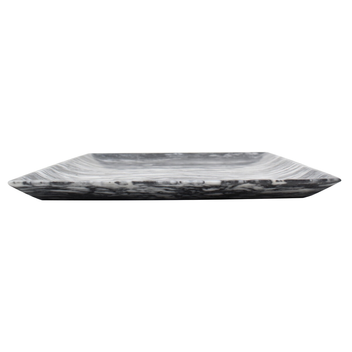 Luhom Juego de 6 Platos de Mármol Gris
