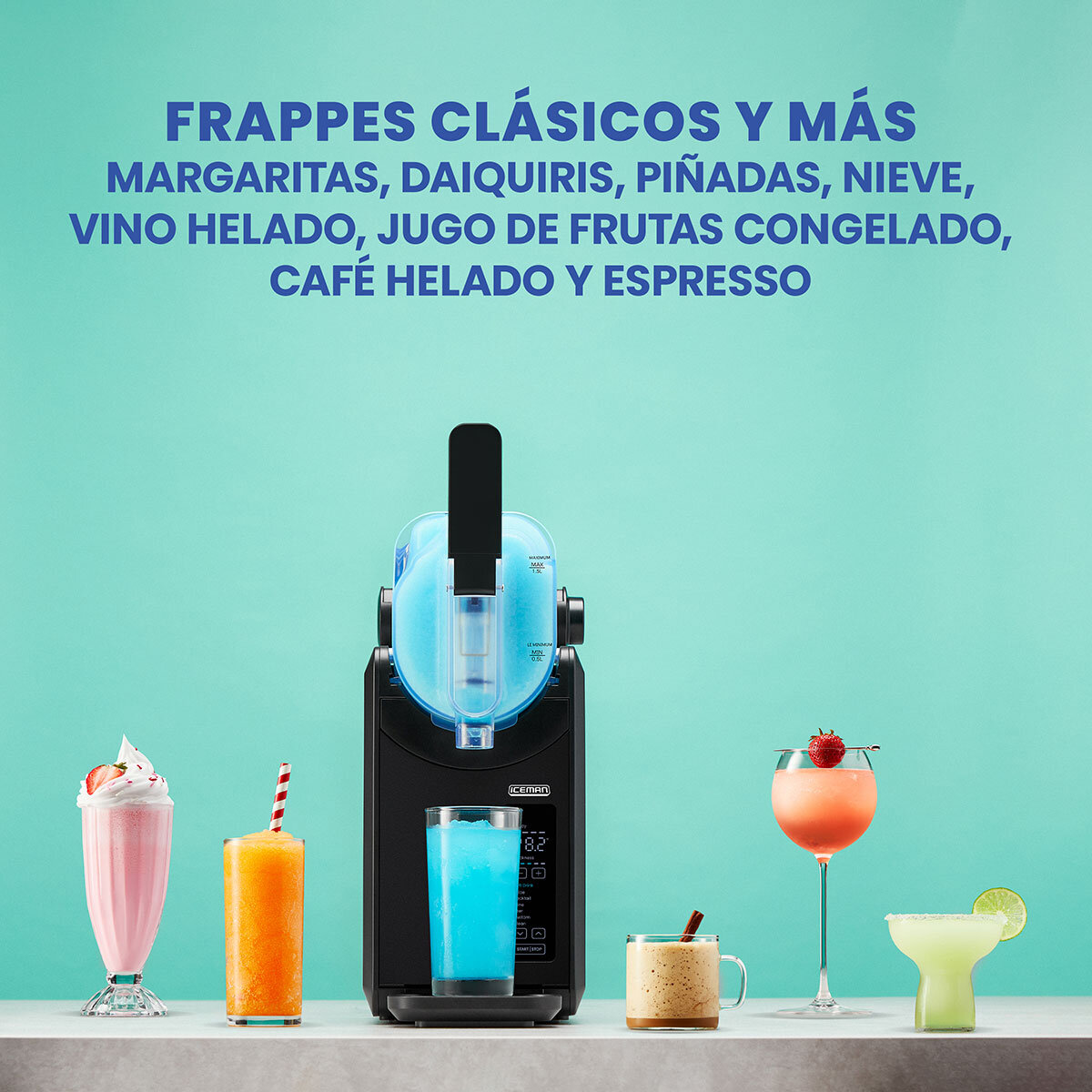 Iceman, Slush-Ease, Máquina de Frappé, 1.5L