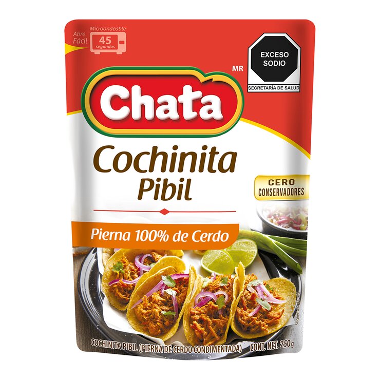 Chata Cochinita Pibil 4 sobres de 250 g