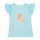 Pekkle Playera 4 piezas para Niños y Niñas Corazón 4 Años