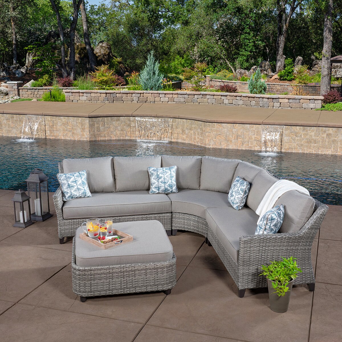 Costa sala de patio seccional de 4 piezas | Costco Mexico