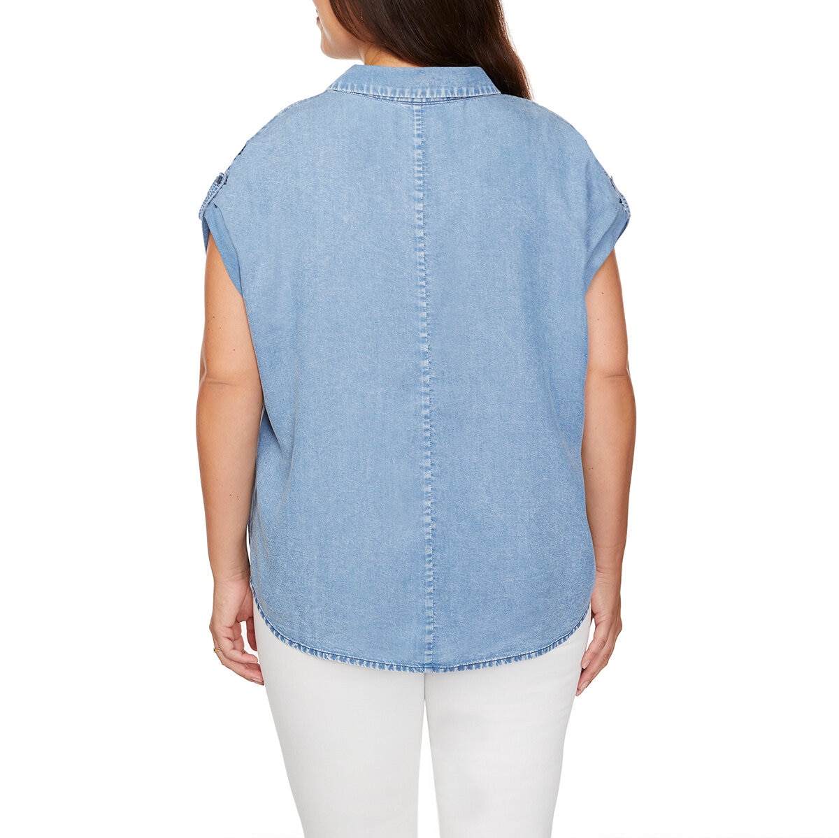 Buffalo David Bitton Blusa para Dama Azul Grande