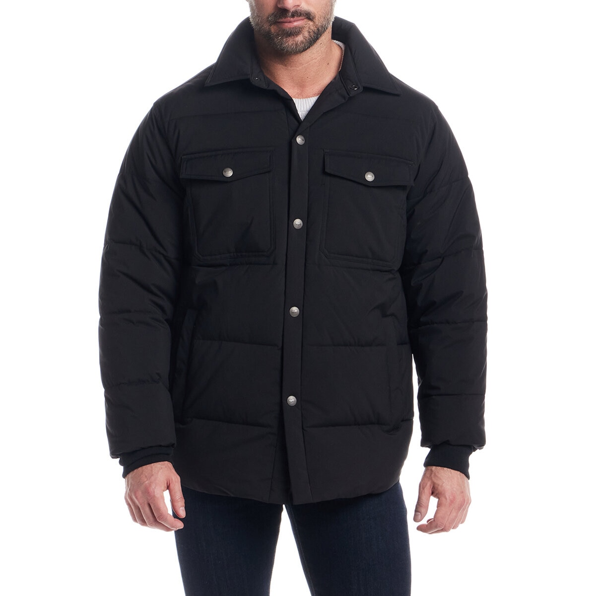 Weatherproof Chamarra para Caballero Negro Mediana