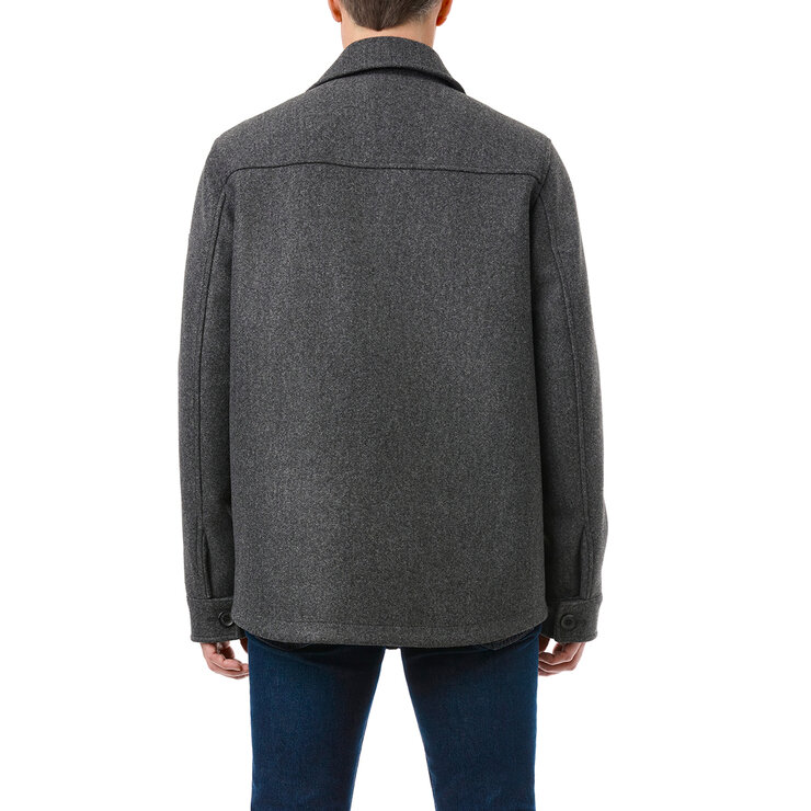 Vince Camuto Chamarra para Caballero Gris Grande