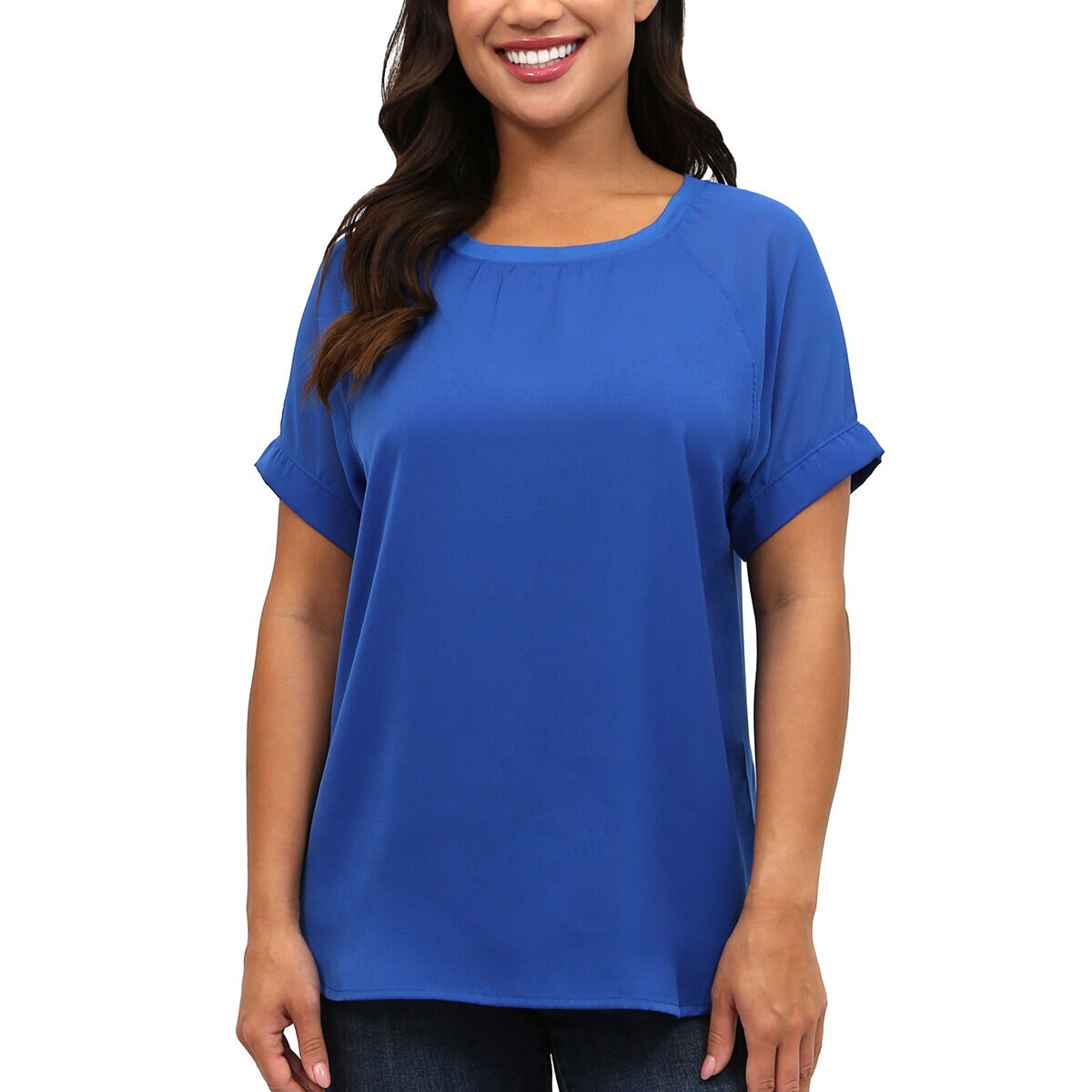 Leo & Nicole Blusa para Dama Azul Mediana