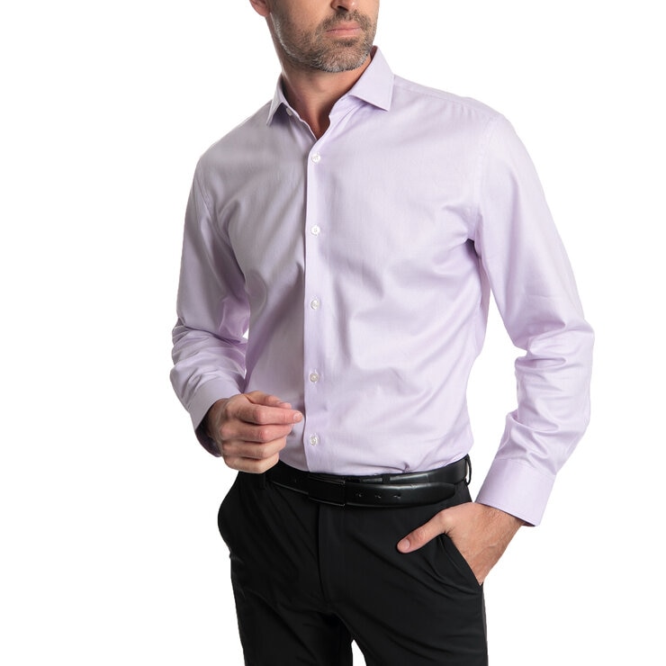 Ted Baker Camisa para Caballero Morado Cuello 16/16.5 Manga 32/33