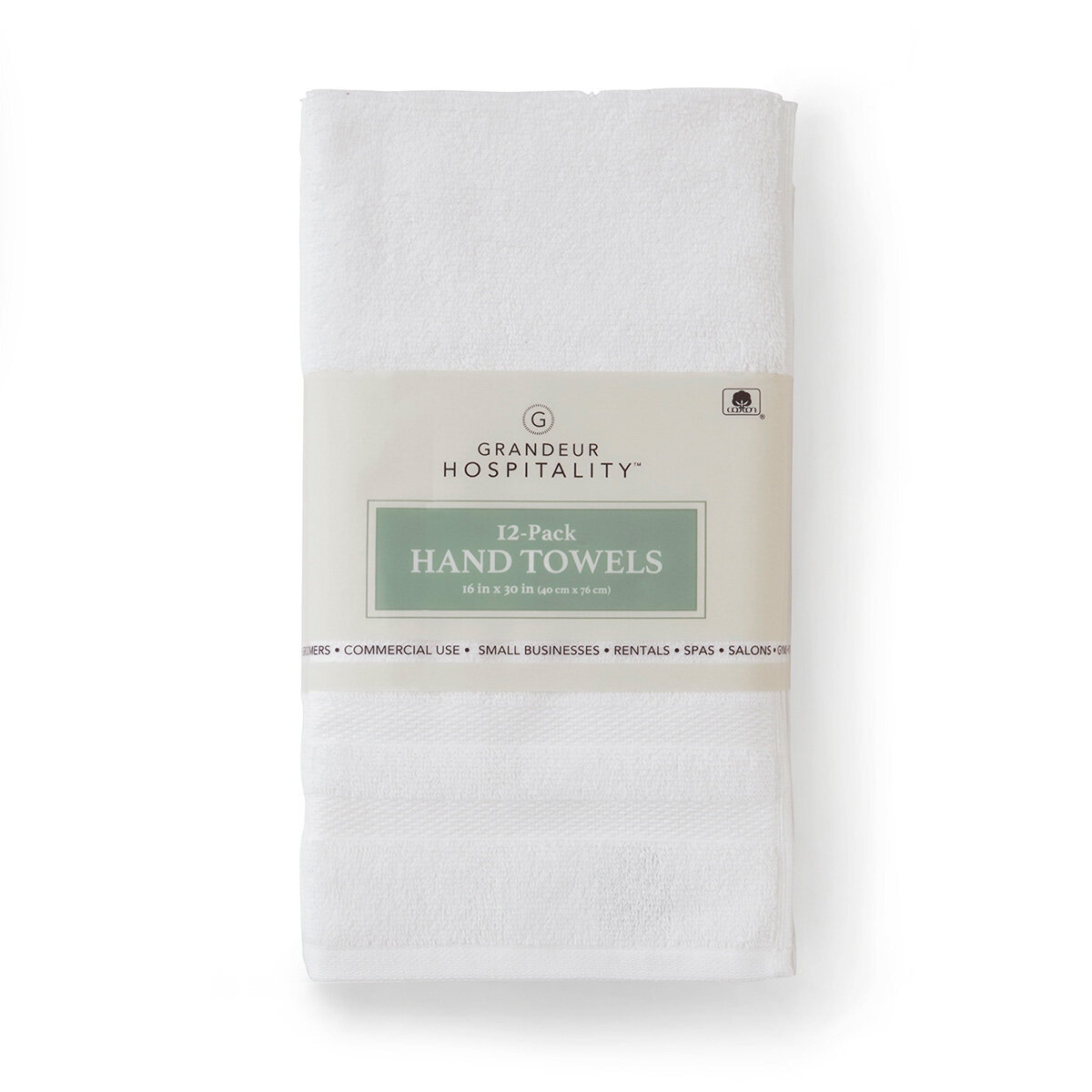 Grandeur, Juego de 12 Toallas de Mano Grandeur, Juego de 12 Toallas de Mano