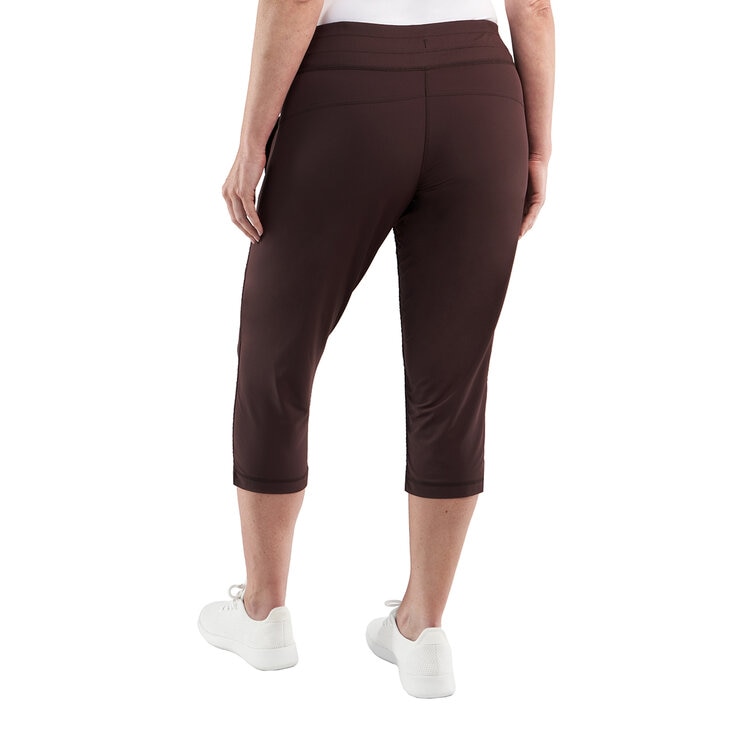Kirkland Signature Pants Capri para Dama Café Grande