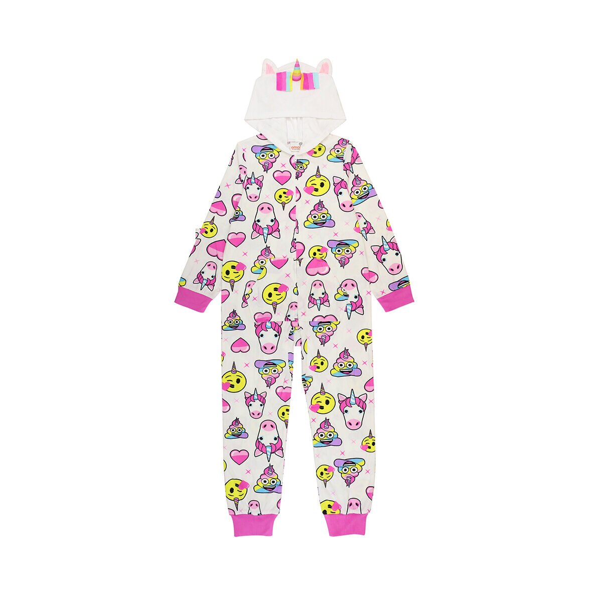 Emoji Pijama para Niñas Emoji Costco México
