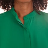 Mario Serrani Italy Blusa para Dama Verde Extra Chica