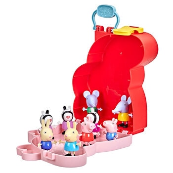 Peppa Pig Estuche para llevar con 9 Figuras