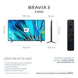 Sony Pantalla 85” 4K UHD Google TV