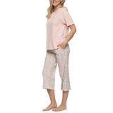 Black Bow Conjunto de Pijama para Dama Rosa Chica
