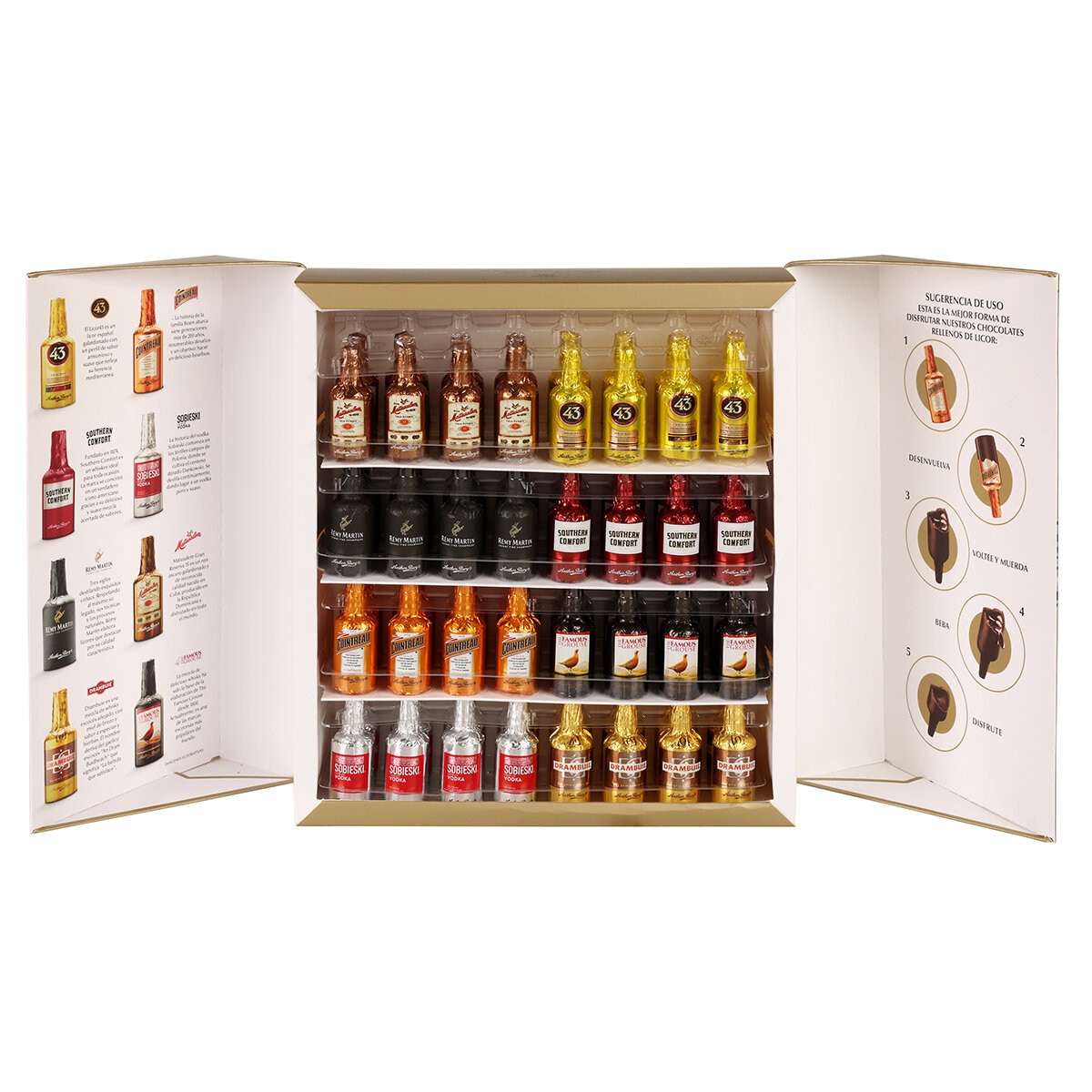 Anthon Berg Chocolates con Centro Líquido de licor 64 pzas