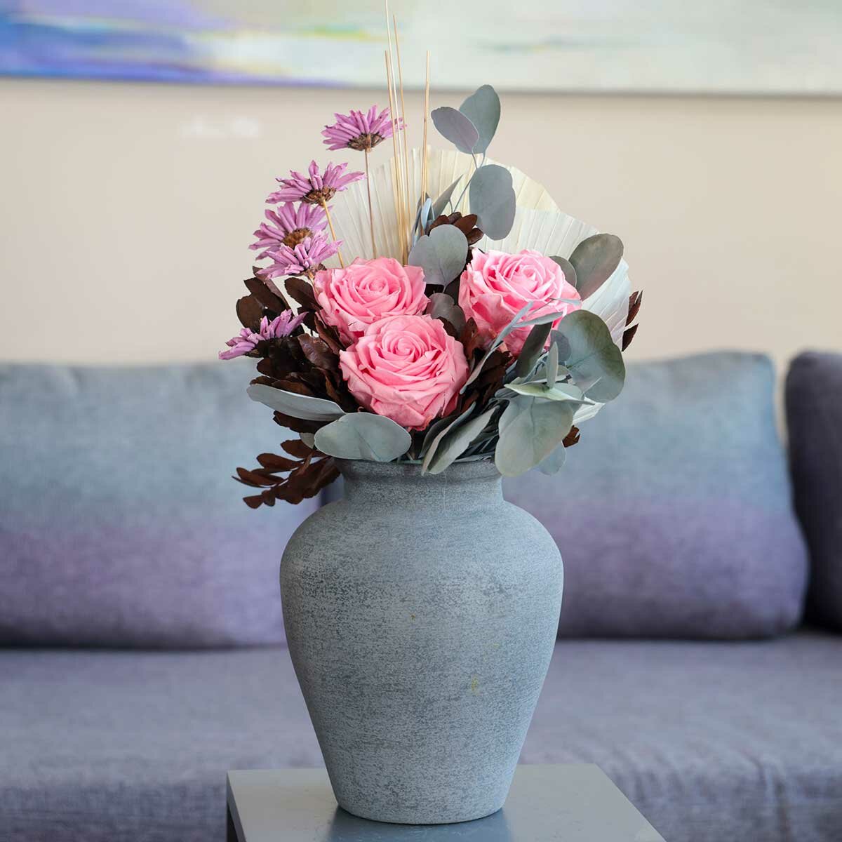 Daysa, Arreglo Floral Preservado de Rosas y Follajes