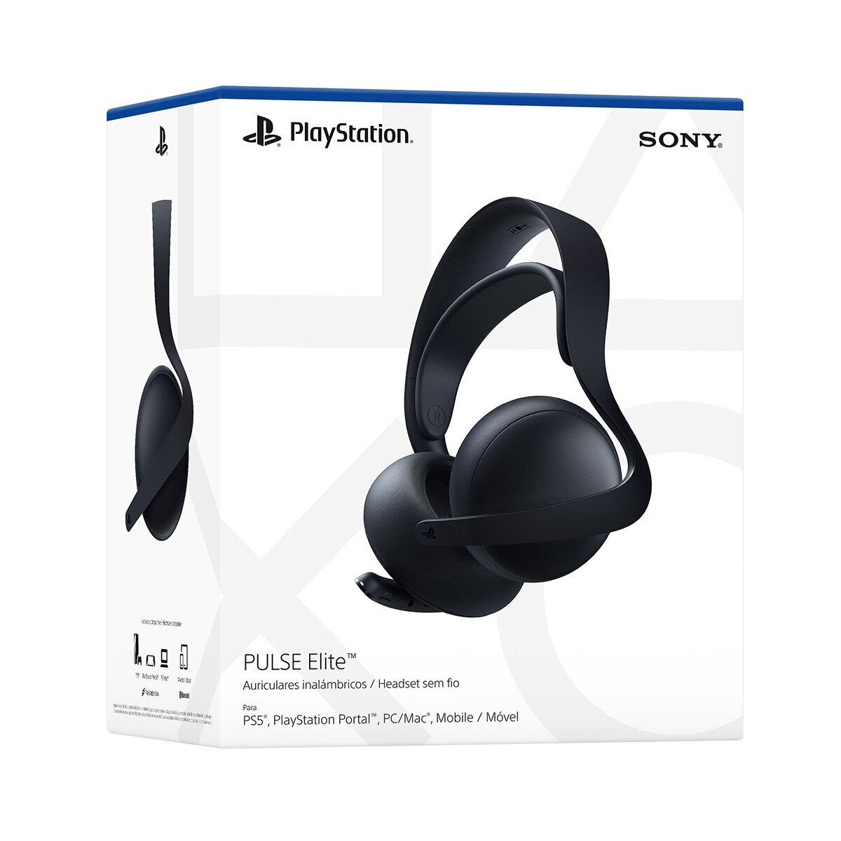 PlayStation Audífonos Inalámbricos Pulse Elite Midnight Black PlayStation Audífonos Inalámbricos Pulse Elite Midnight Black