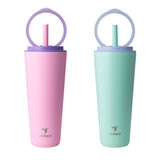 Reduce-Halo 2 Vasos Aislados al Vacío 946 mL, Rosa/Aqua Reduce-Halo 2 Vasos Aislados al Vacío 946 mL, Rosa/Aqua