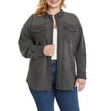 Gloria Vanderbilt Sobre camisa para Dama Gris Grande