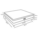 Sealy, Embody Soft Red, Colchón y Box King Size