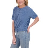 Marc New York Blusa para Dama Azul Chica