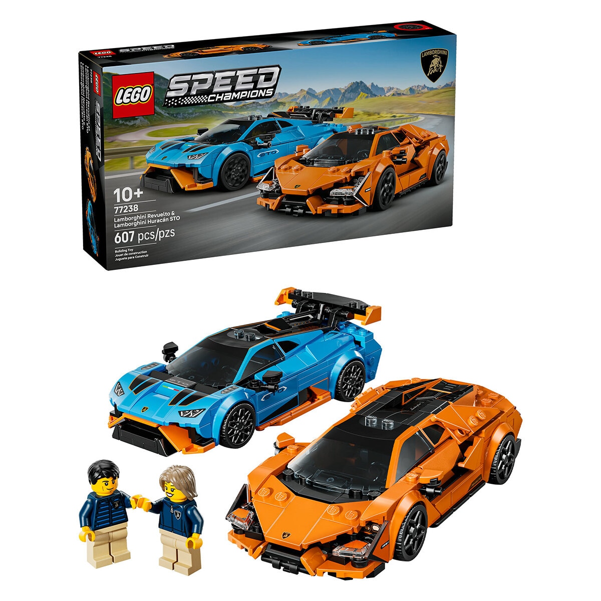 LEGO Speed Champions Lamborghini Revuelto y Huracán STO