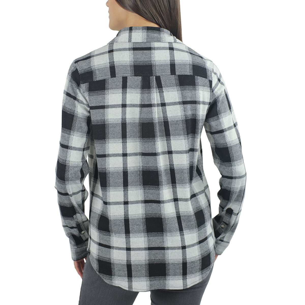 Jachs Camisa de franela para Dama Grande Negro