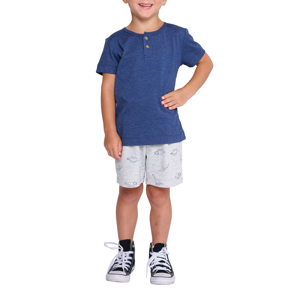 Pekkle Playera 4 piezas para Niños y Niñas Dinosaurio 5 Años