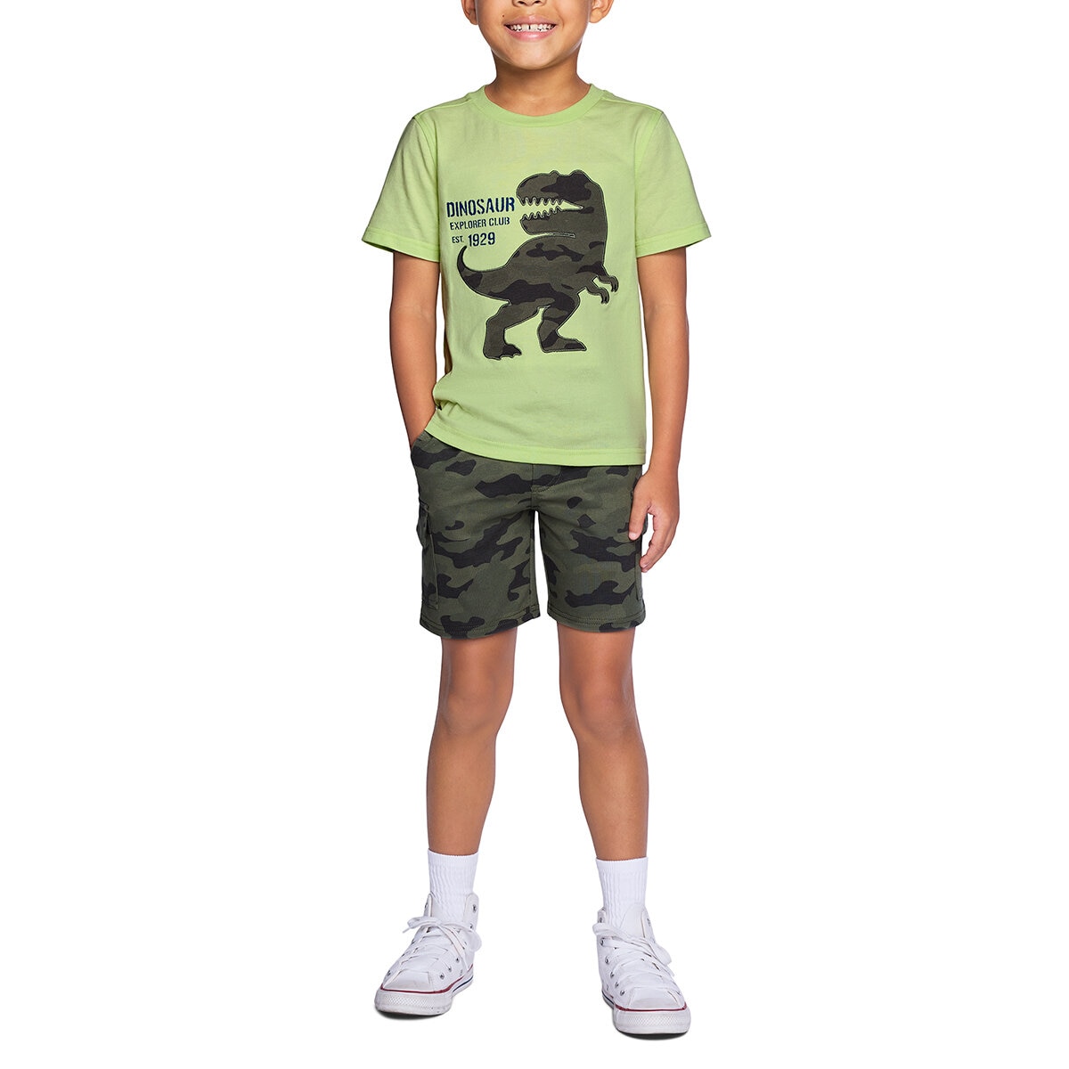Kids Headquarters Conjunto 4 piezas para Niños o Niñas Dinosaurio 4 Años