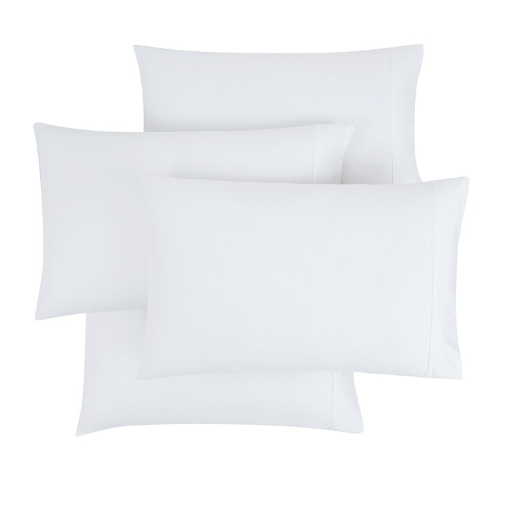 Kirkland Signature Juego de Sábanas King 6 piezas blanco