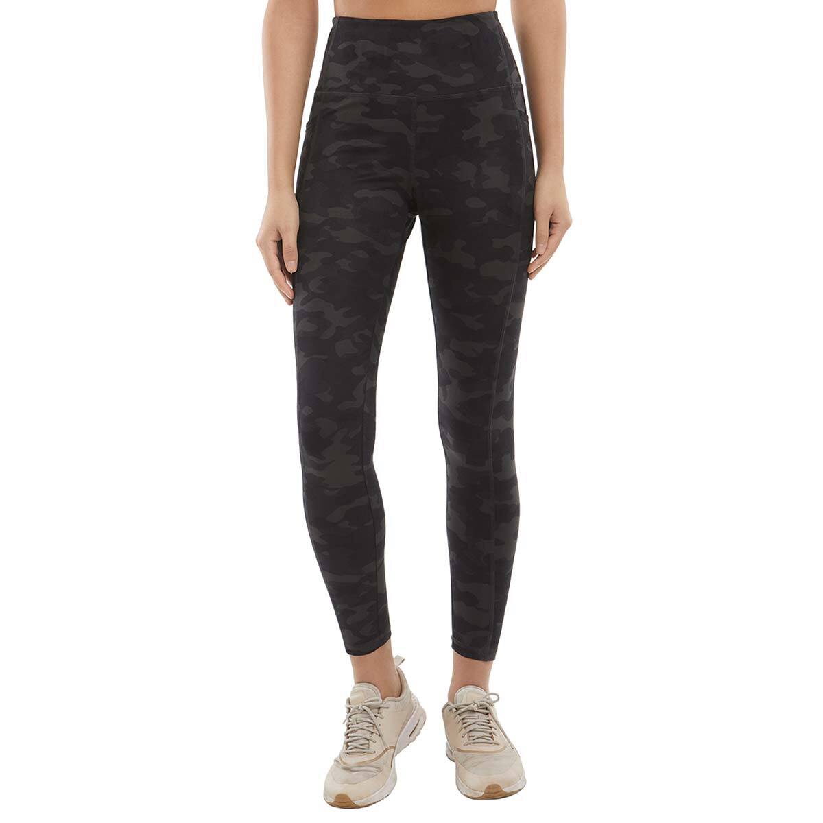 Jockey, Leggings Deportivos 7/8 para Dama, Negro Camuflaje, Extra Grande Costco México