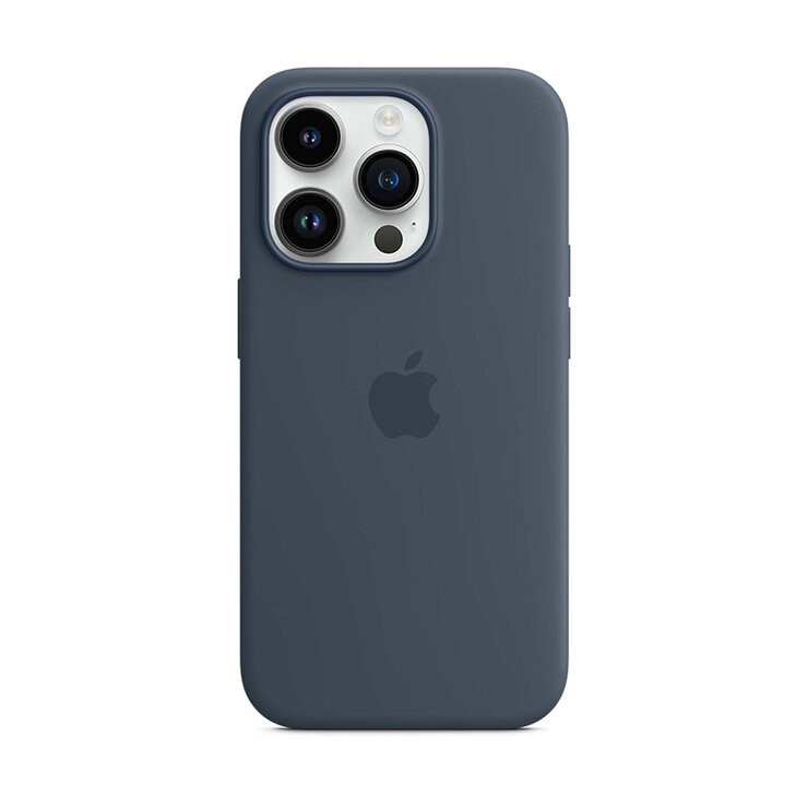 Apple Funda de Silicón con MagSafe para el iPhone 14 Pro Azul Tempestad