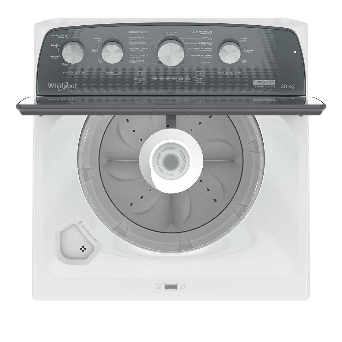 Whirlpool Lavadora 20Kg top load