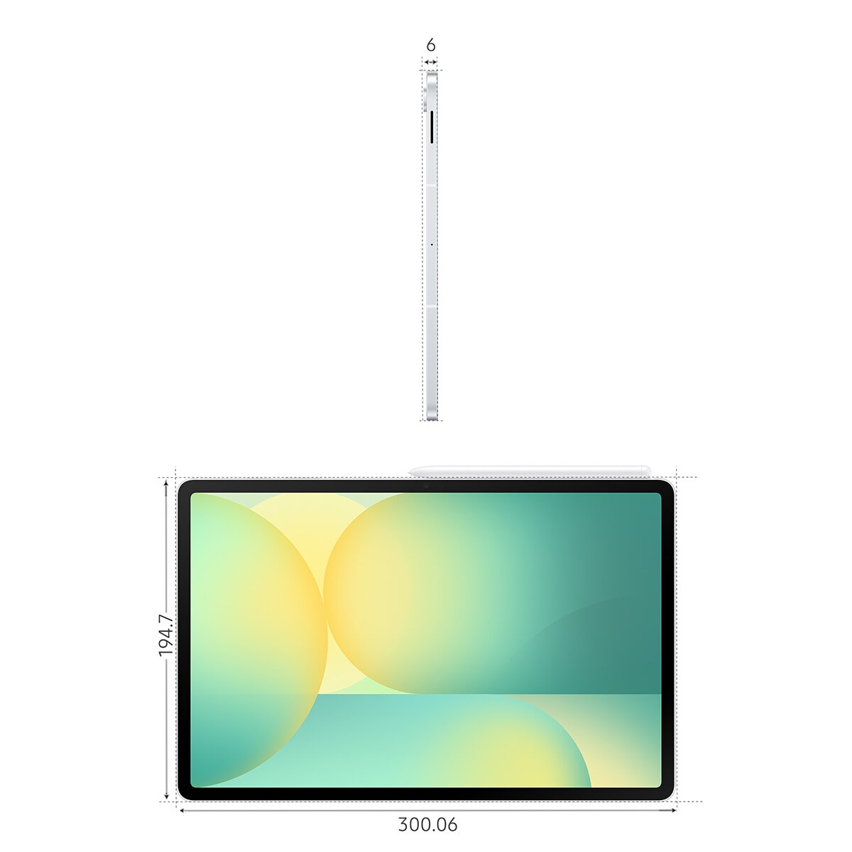 Samsung Galaxy Tab S10 FE+ 256GB Plata