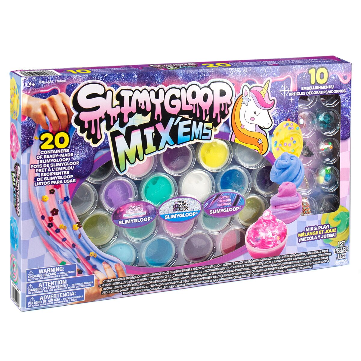 Set de Juego Slimmy Gloop, Unicornio