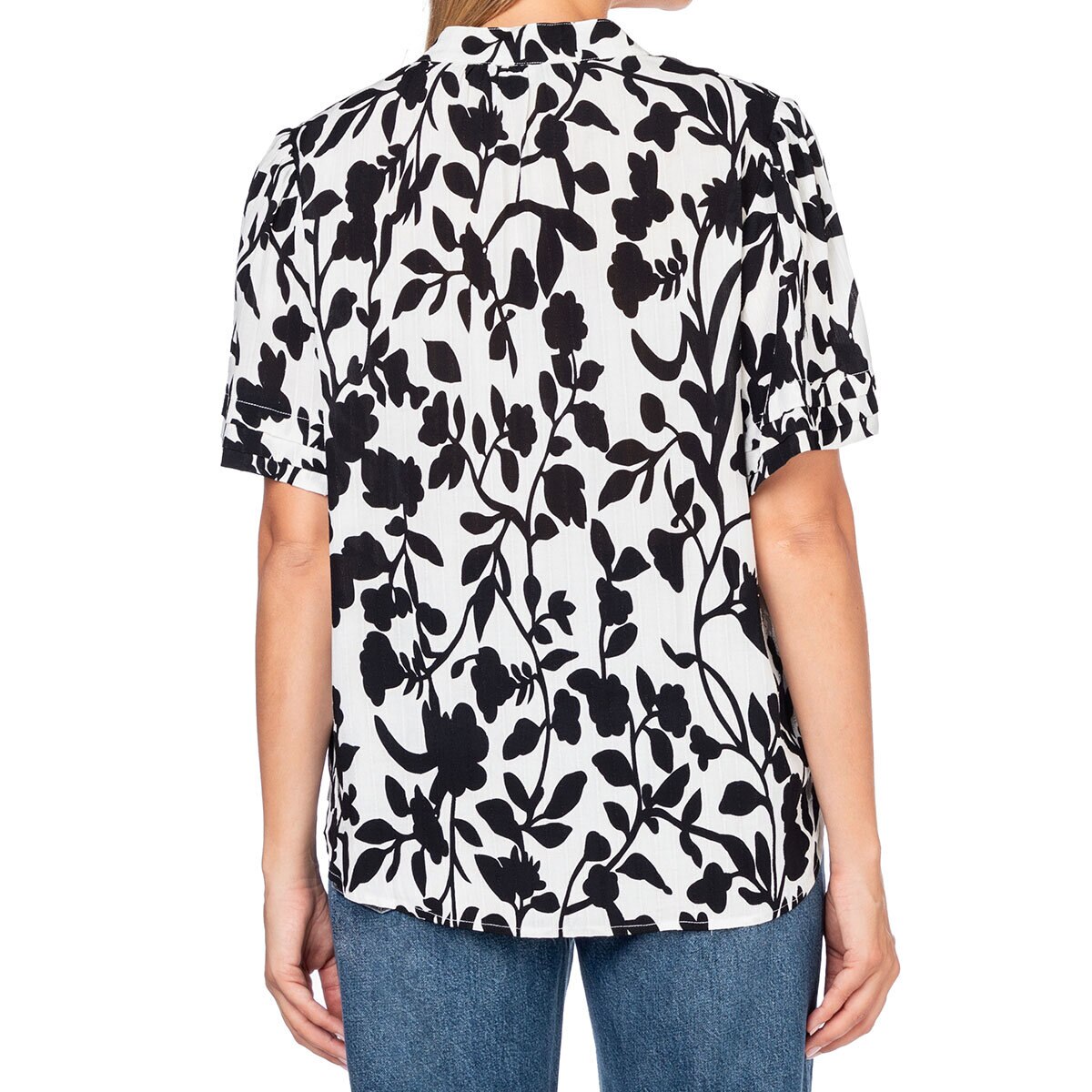 Well Worn Blusa para Dama Negro Extra Chica