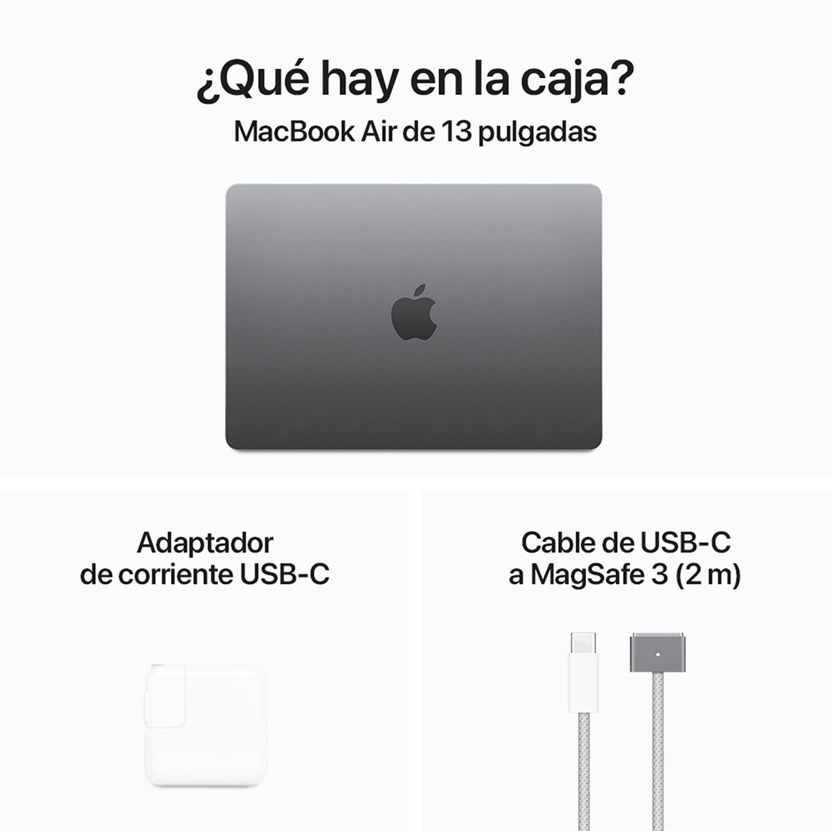 Apple MacBook Air 13" Chip M3 512GB Gris Espacial