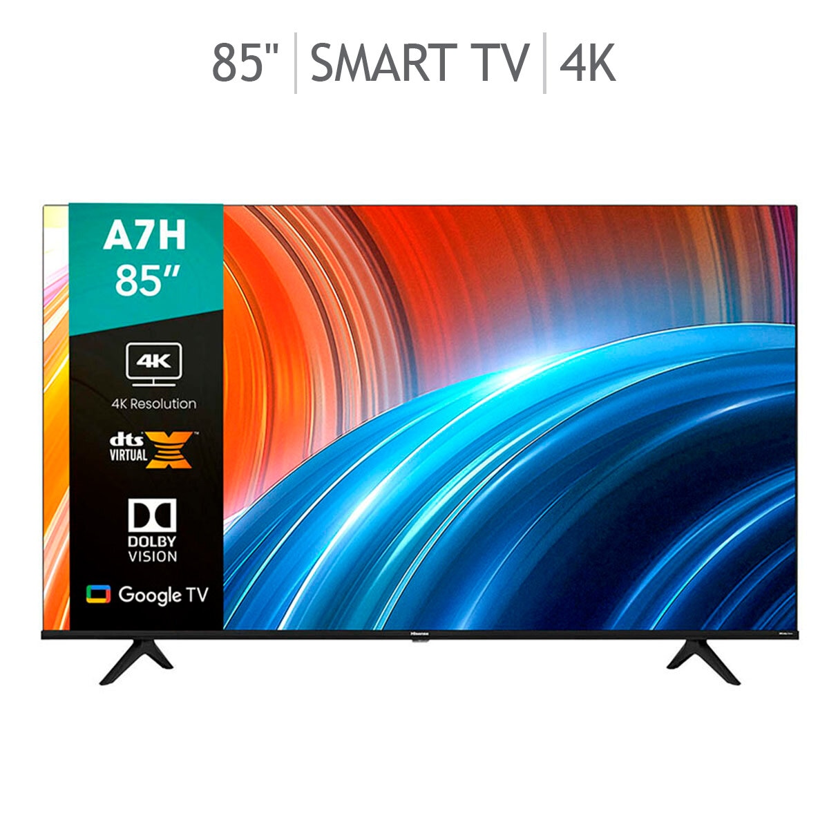 Hisense Pantalla 85" 4K UHD Smart TV