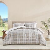 Casual Living, Juego de Edredón King de 3 piezas, Stowe Plaid-Cream