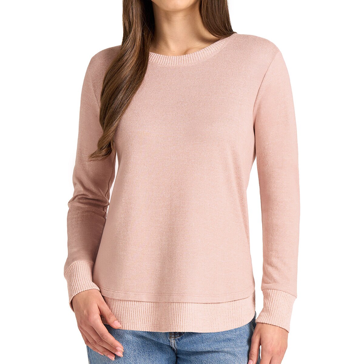 Matty M Suéter para Dama Morado Extra Grande