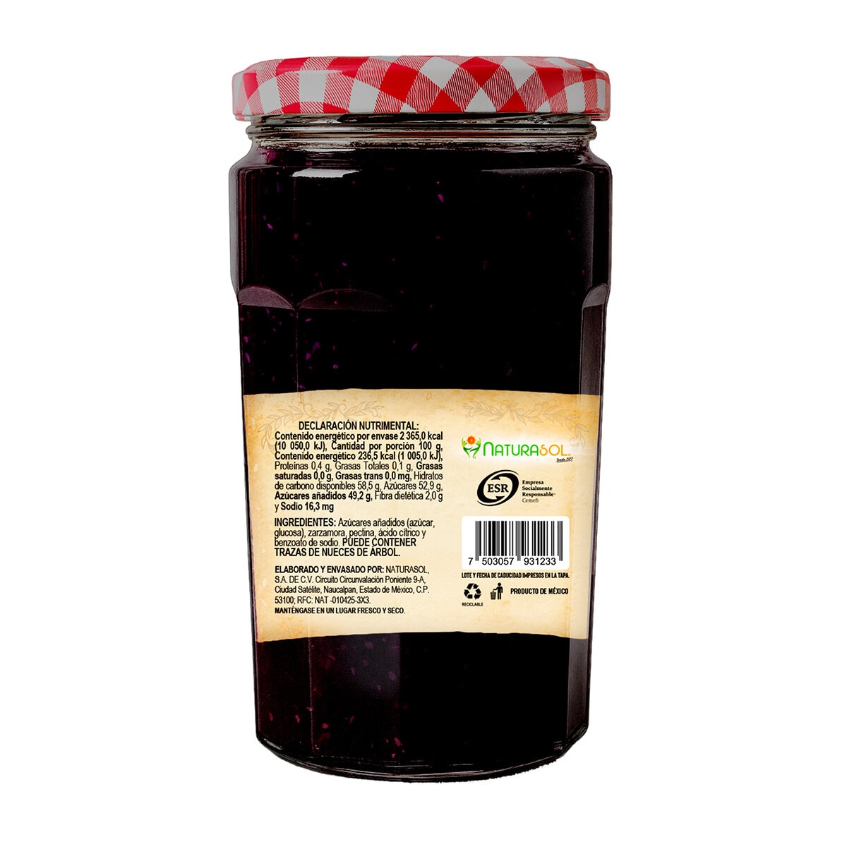 Naturasol Mermelada Zarzamora 1 kg