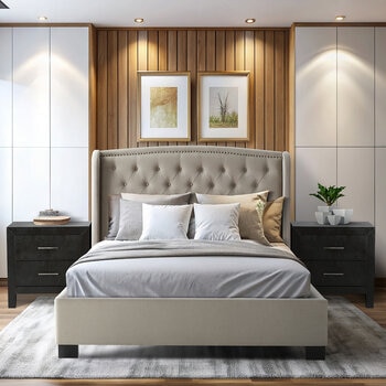 Sealy, Luna, Cama King Tapizada