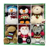 Ornamentos Navideños para Colgar 6 Piezas, Set de Animales