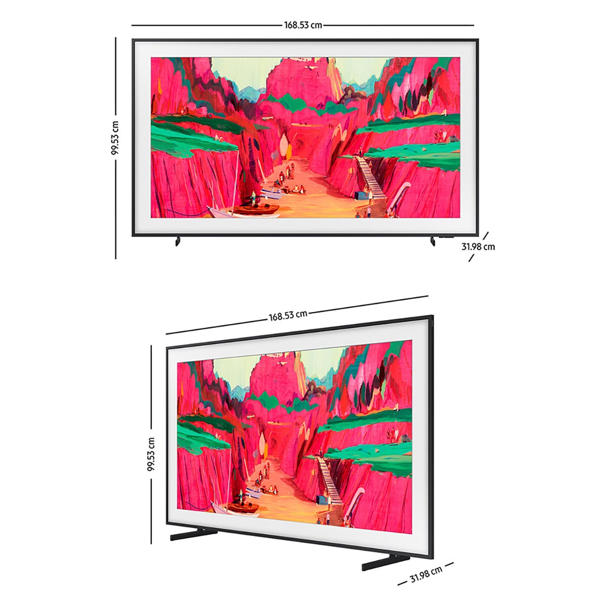 Samsung Pantalla 75" QLED The Frame 4K Smart TV + Marco